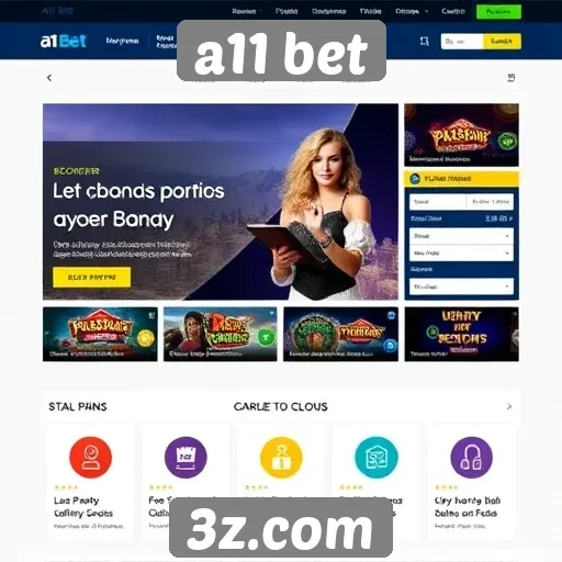 Avaliação das funcionalidades do site a11 bet